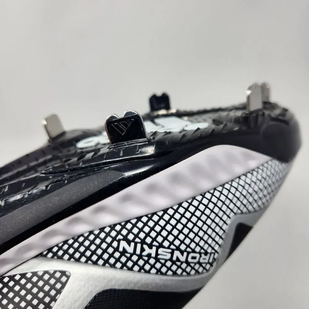 Adidas Icon 6 Bounce Size 16‎ Mens Metal Baseball Cleats Black White EG7603